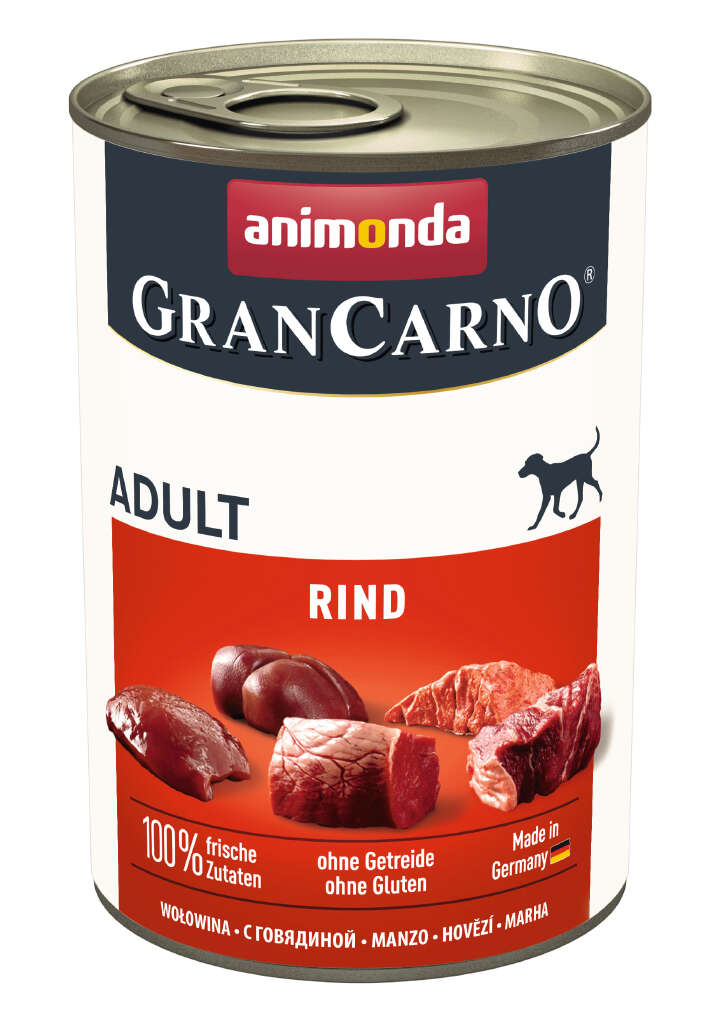 animonda Hunde-Nassfutter GranCarno Adult Rind pur